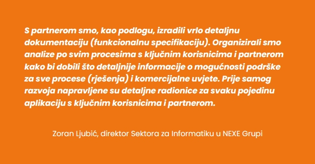 nexe, dms implementacija